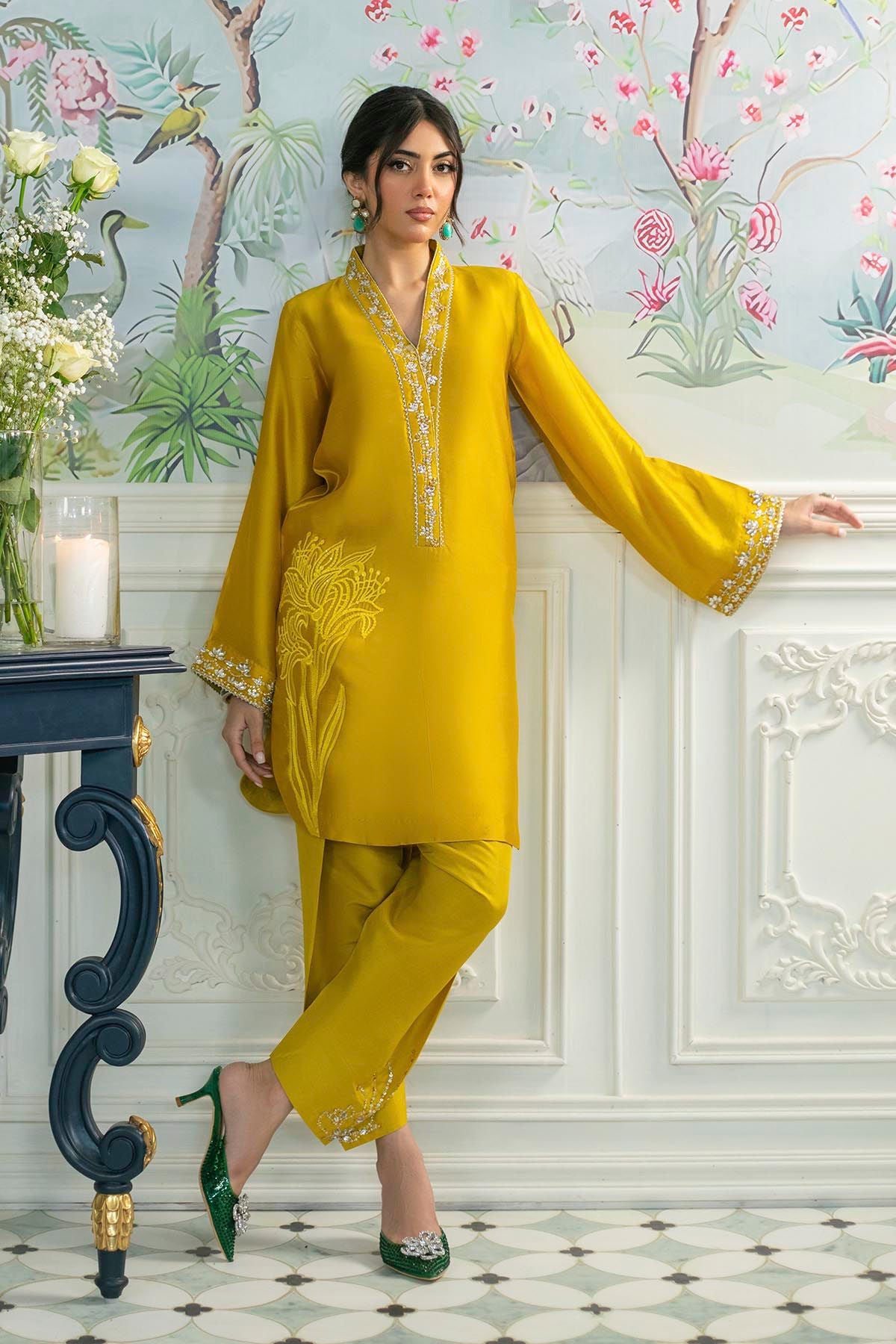 Annus Abrar | Sehr Eid Luxe | Melanie Daffodil - Official Annus Abrar stockist in UK - Sakeena London