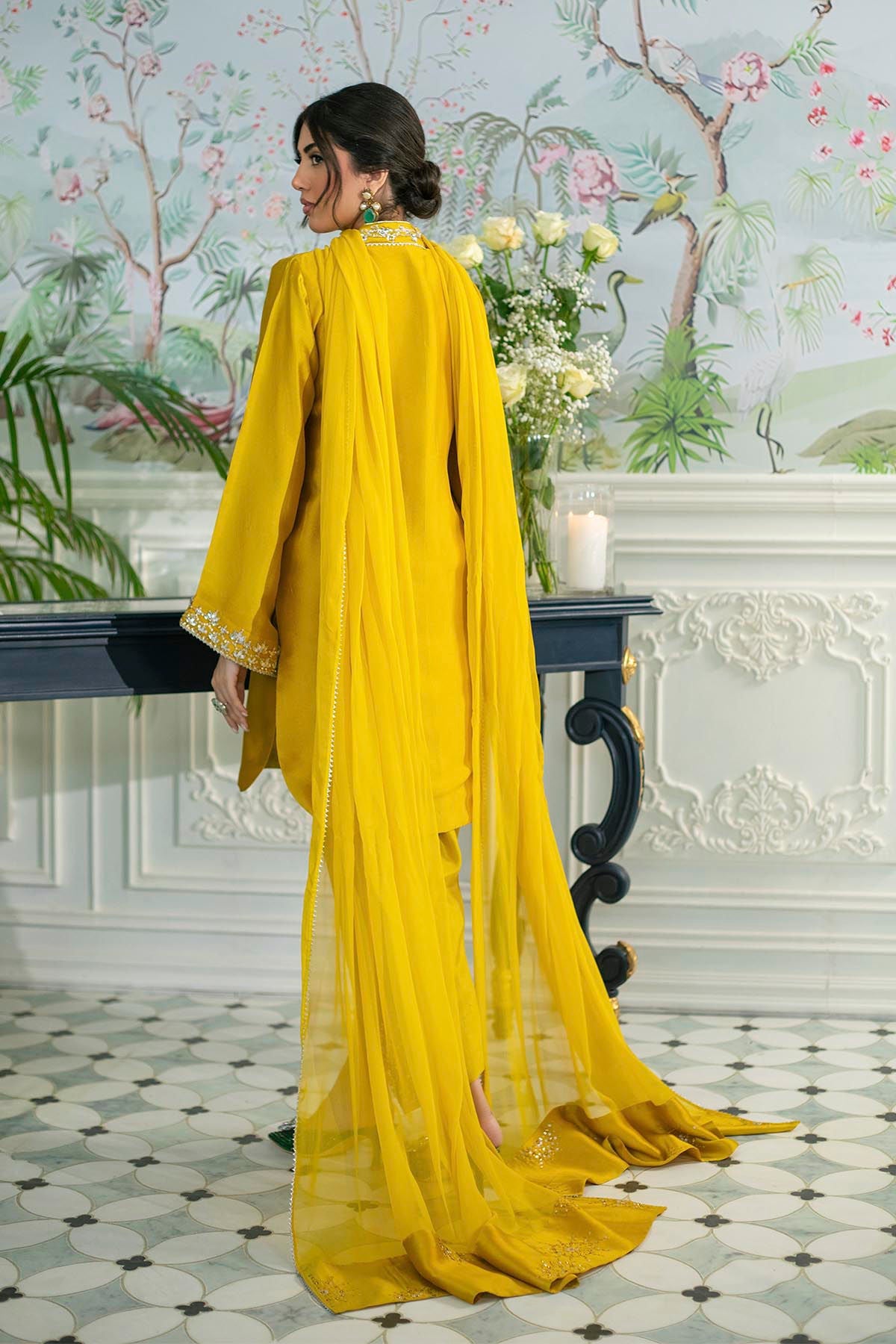 Annus Abrar | Sehr Eid Luxe | Melanie Daffodil - Official Annus Abrar stockist in UK - Sakeena London