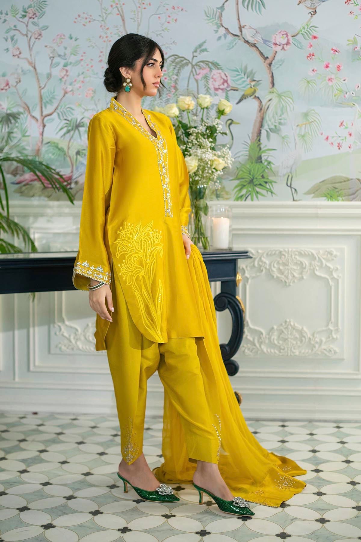 Annus Abrar | Sehr Eid Luxe | Melanie Daffodil - Official Annus Abrar stockist in UK - Sakeena London