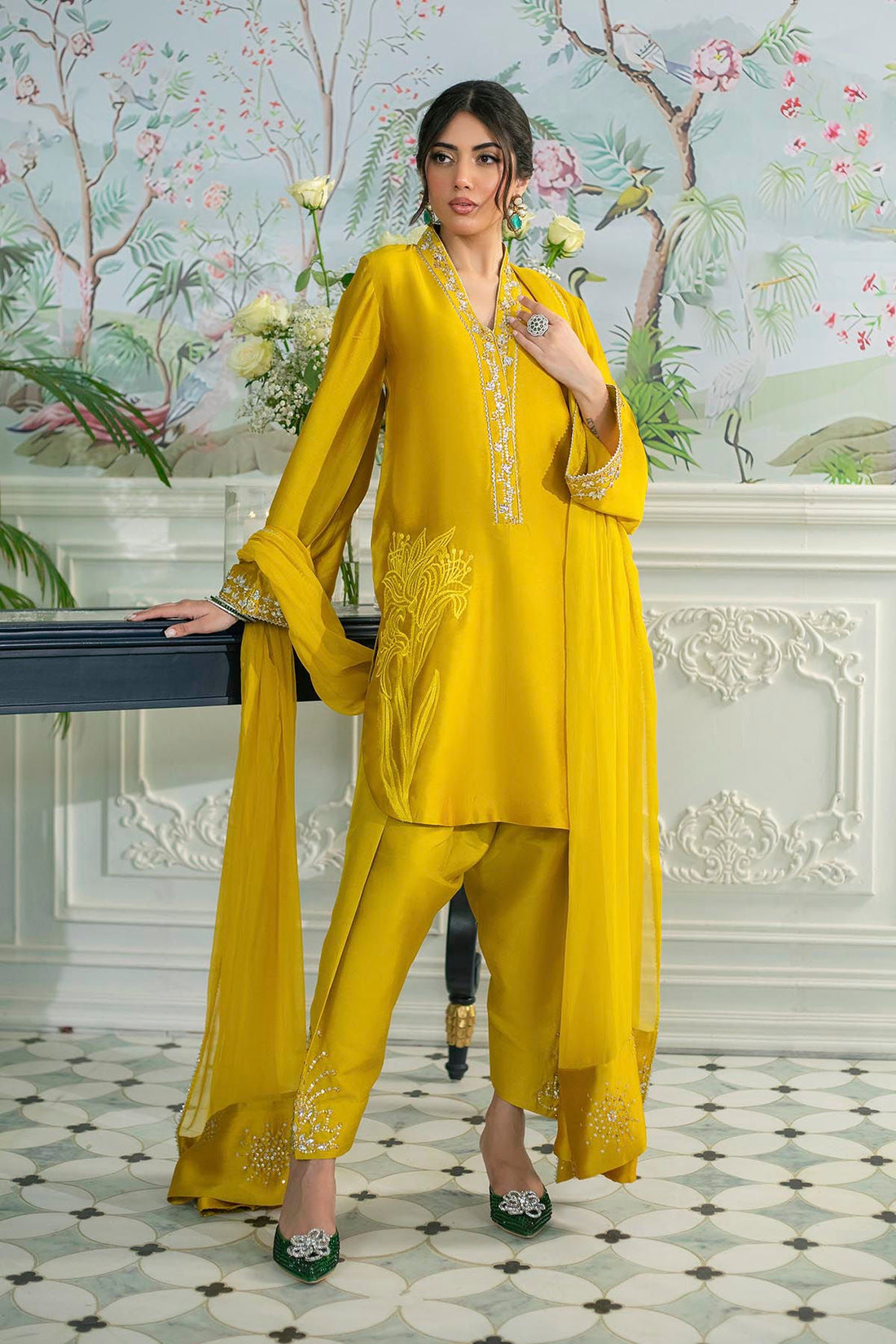 Annus Abrar | Sehr Eid Luxe | Melanie Daffodil - Official Annus Abrar stockist in UK - Sakeena London