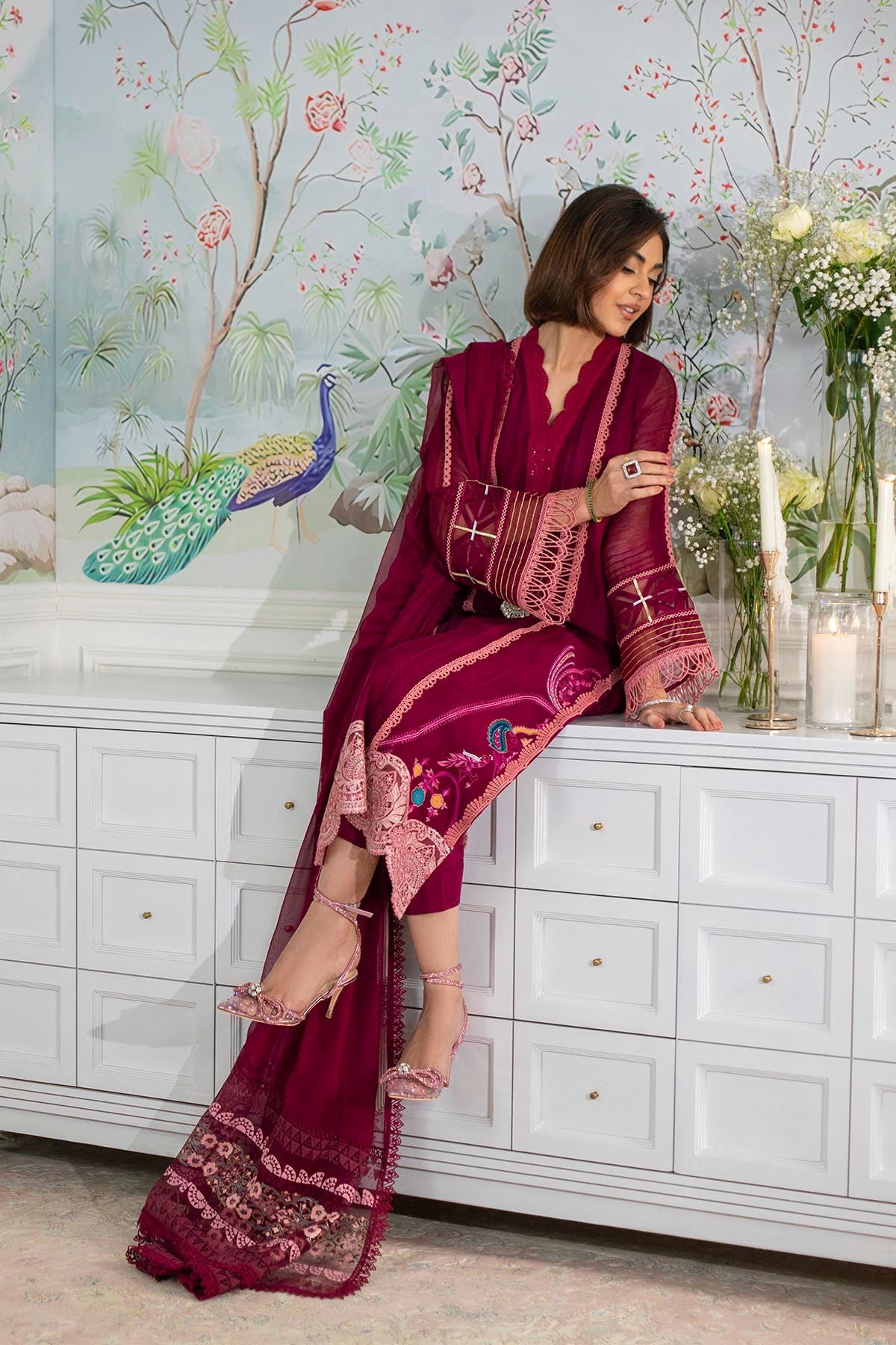 Annus Abrar | Sehr Eid Luxe | Sienna - Official Annus Abrar stockist in UK - Sakeena London
