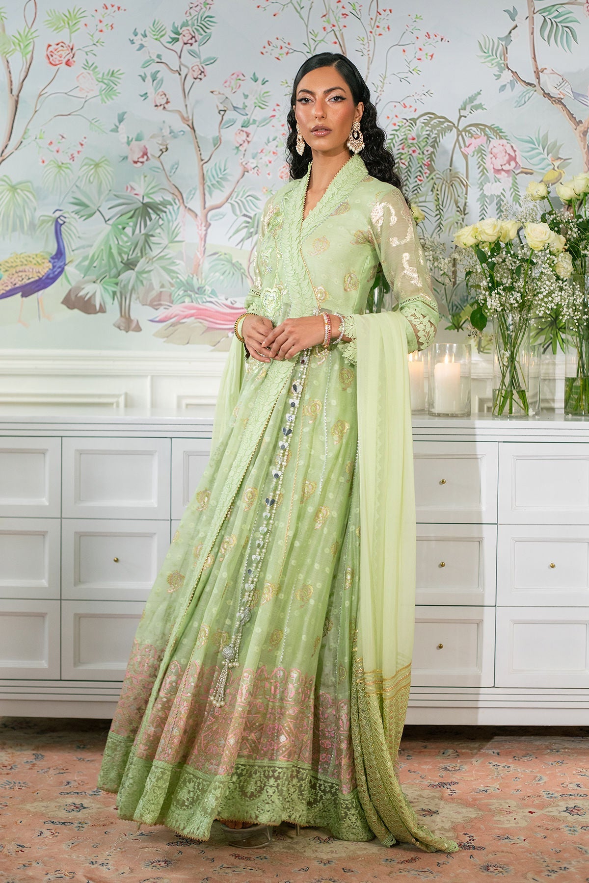 Annus Abrar | Sehr Eid Luxe | Nadi Mint - Official Annus Abrar stockist in UK - Sakeena London