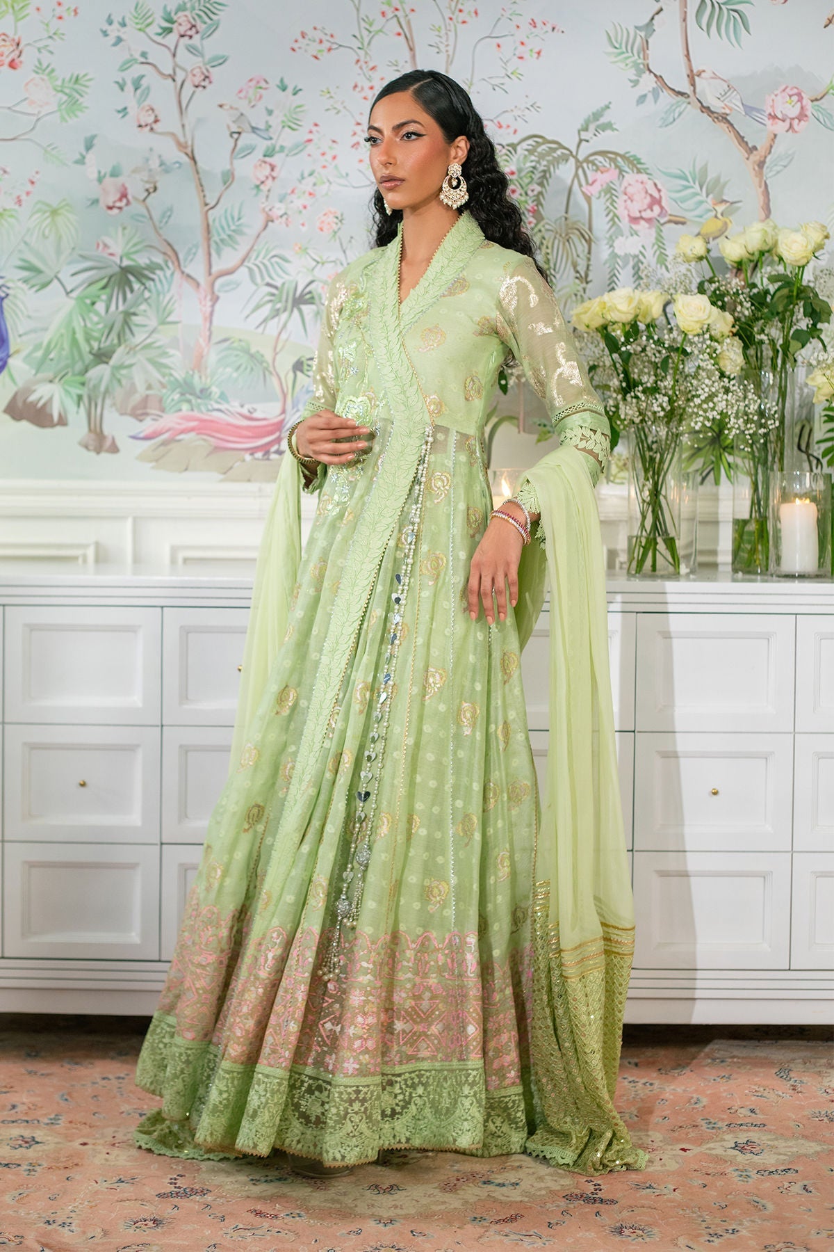 Annus Abrar | Sehr Eid Luxe | Nadi Mint - Official Annus Abrar stockist in UK - Sakeena London
