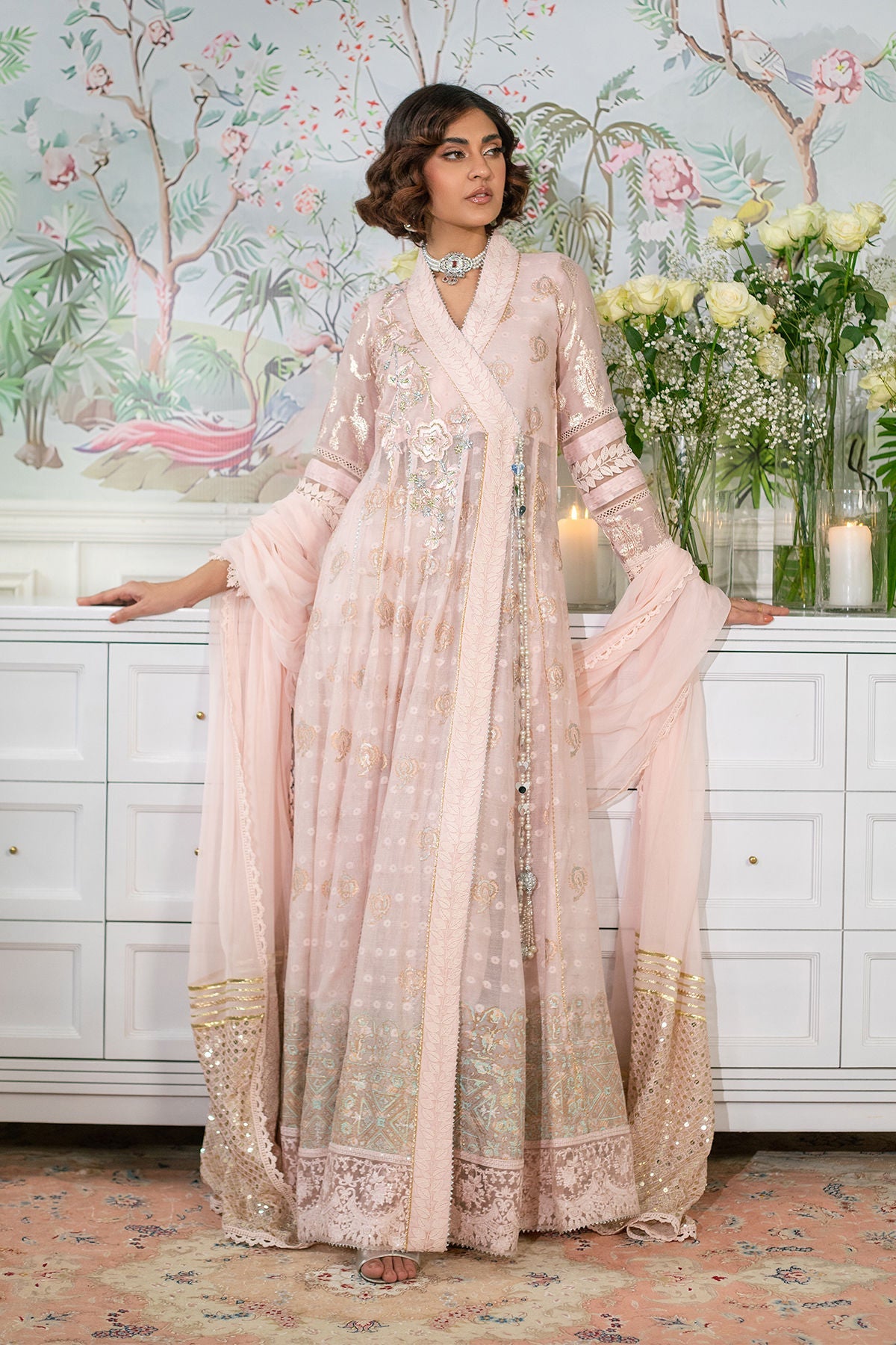 Annus Abrar | Sehr Eid Luxe | Nadi Blush - Official Annus Abrar stockist in UK - Sakeena London