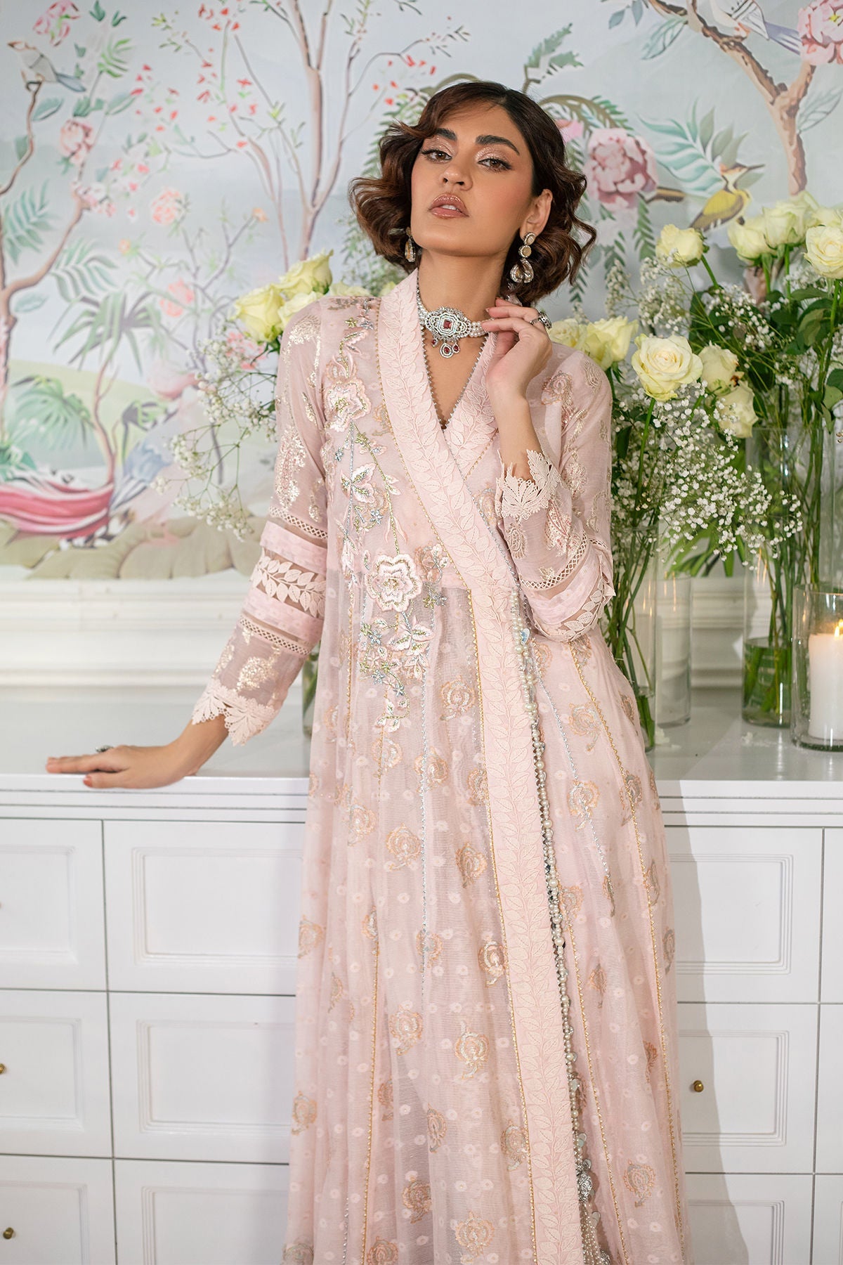 Annus Abrar | Sehr Eid Luxe | Nadi Blush - Official Annus Abrar stockist in UK - Sakeena London