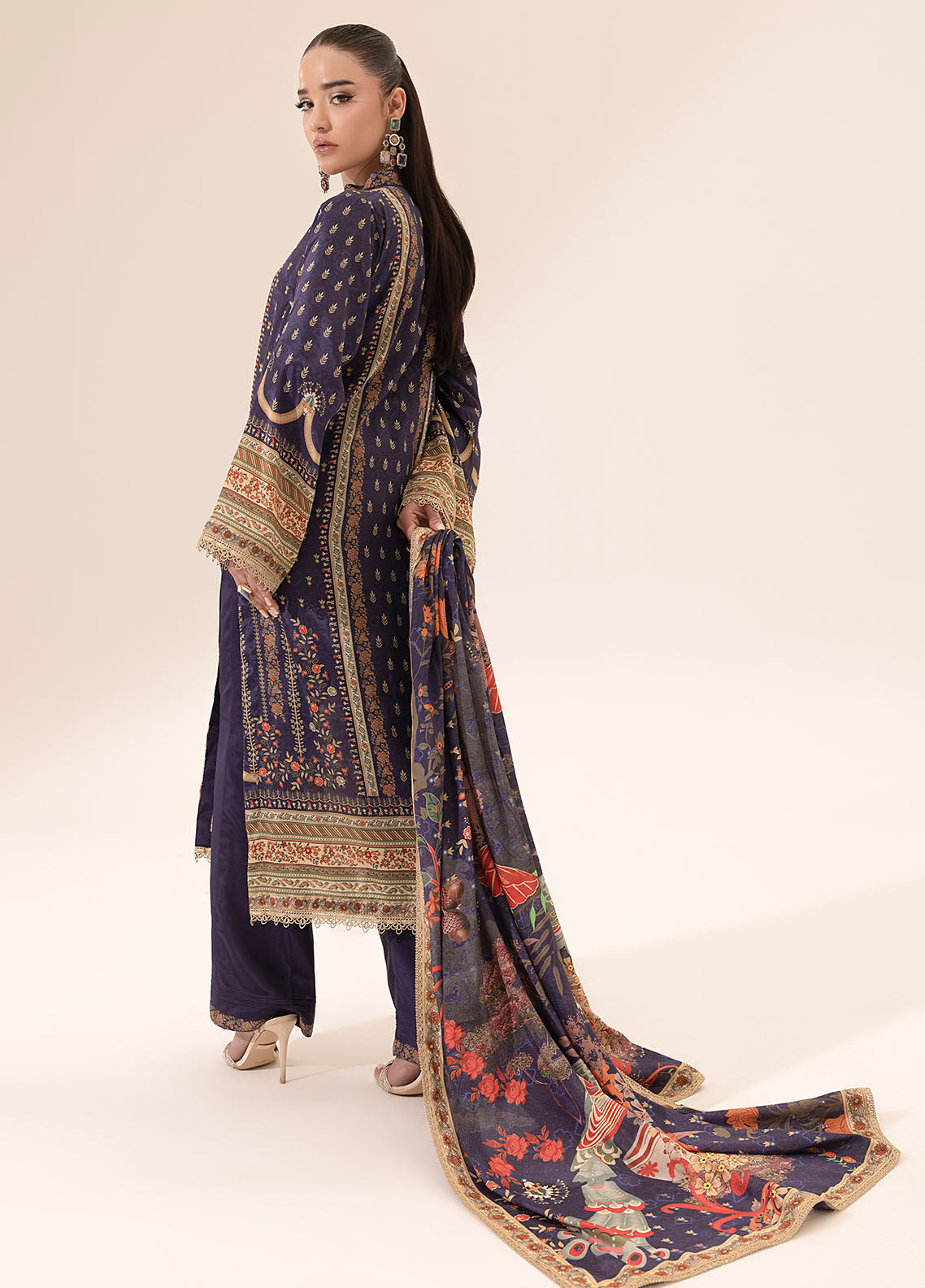 Sahane | Suay Silk Handwork Edit | CT-15006 ETHER - SUAY - Official Sahane stockist in UK - Sakeena London