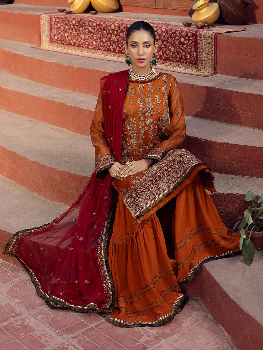 Salitex | Signature Festive Chiffon | SUNW6JI019UT - Official Salitex stockist in UK - Sakeena London