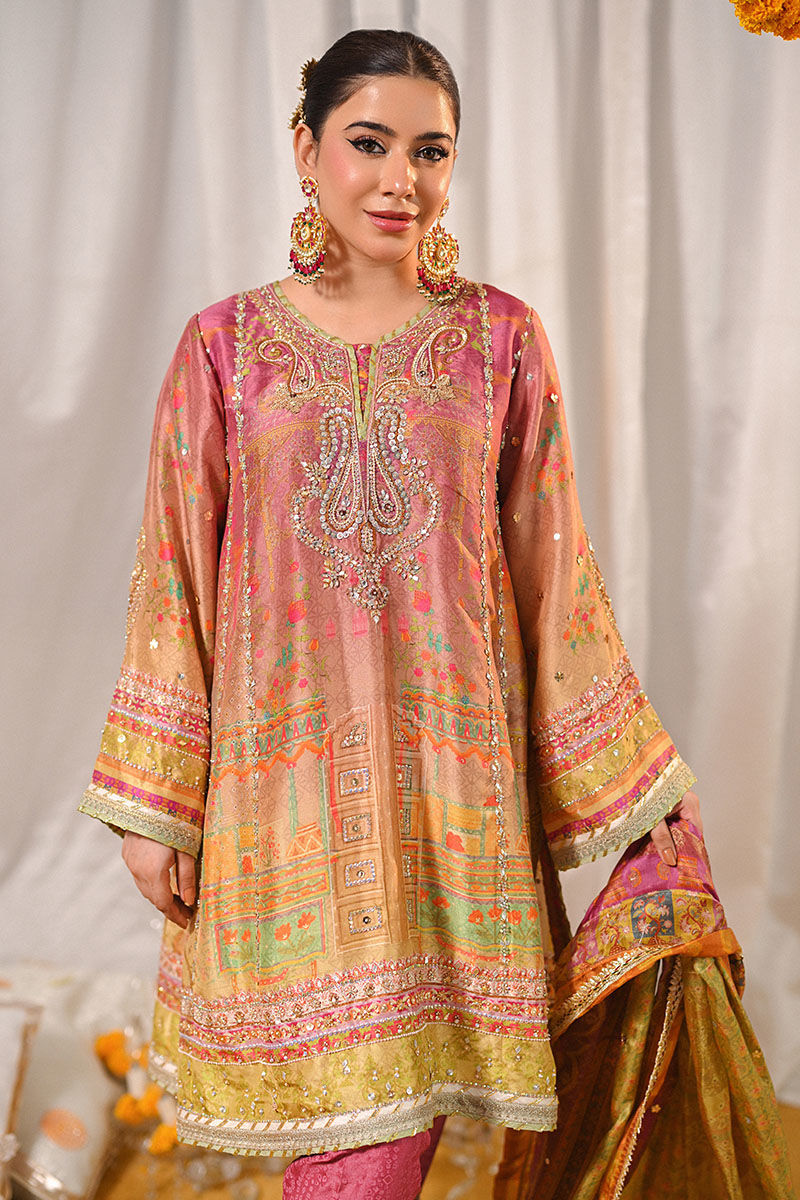 Ansab Jahangir | Marigold and Gota Formals | MOMAL - Official Ansab Jahangir stockist in UK - Sakeena London