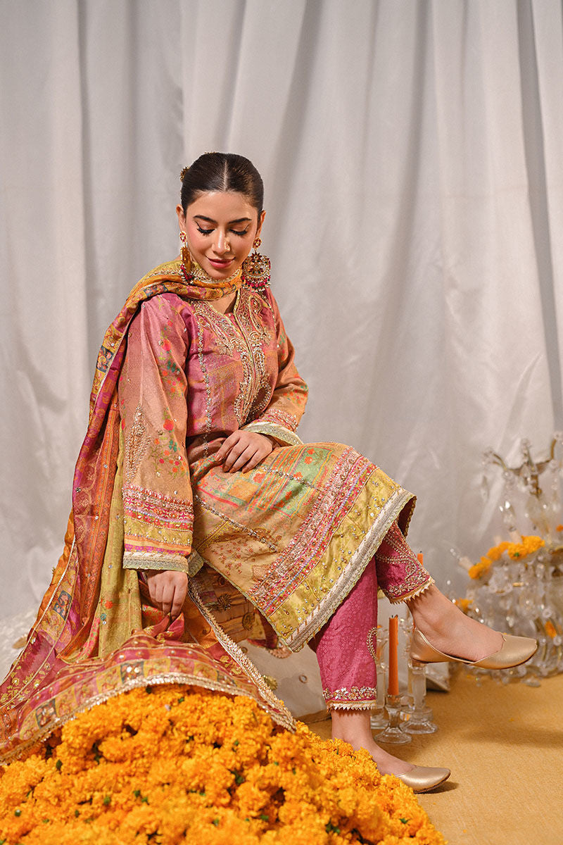 Ansab Jahangir | Marigold and Gota Formals | MOMAL - Official Ansab Jahangir stockist in UK - Sakeena London