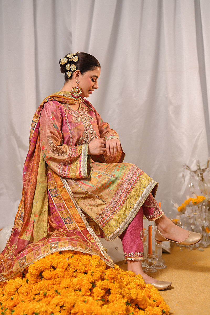 Ansab Jahangir | Marigold and Gota Formals | MOMAL - Official Ansab Jahangir stockist in UK - Sakeena London