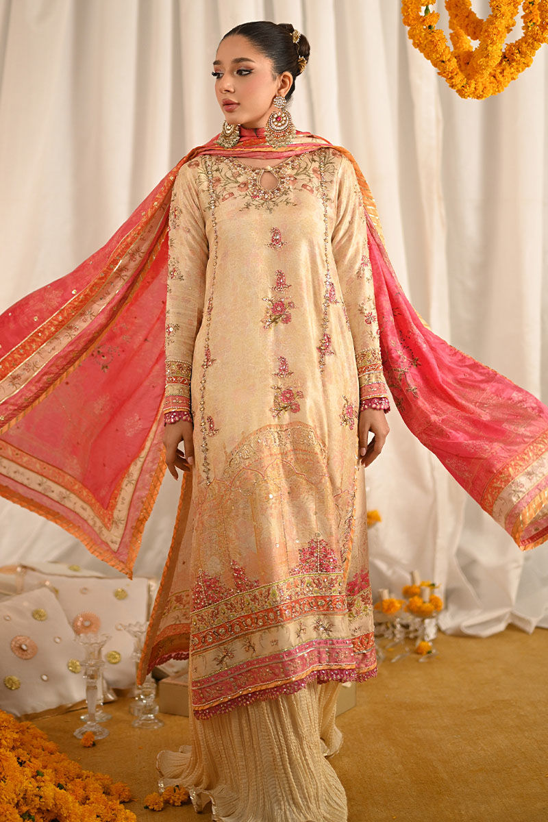 Ansab Jahangir | Marigold and Gota Formals | ERHA - Official Ansab Jahangir stockist in UK - Sakeena London