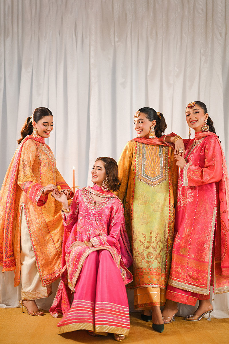 Ansab Jahangir | Marigold and Gota Formals | LAMAISHA - Official Ansab Jahangir stockist in UK - Sakeena London