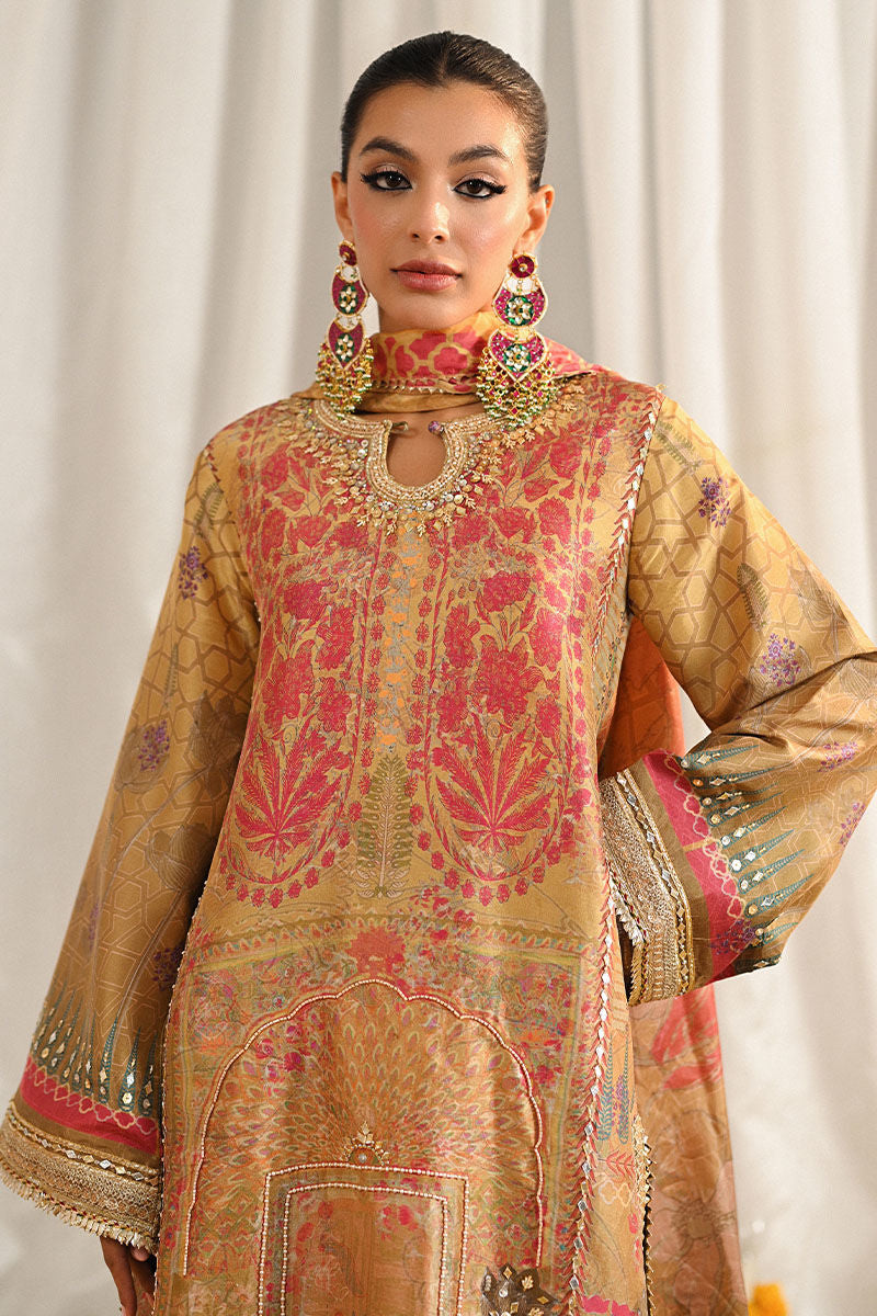 Ansab Jahangir | Digital Silk | Asmara Shirt and Dupatta - Official Ansab Jahangir stockist in UK - Sakeena London