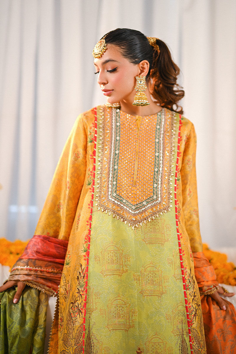 Ansab Jahangir | Marigold and Gota Formals | NAWAL - Official Ansab Jahangir stockist in UK - Sakeena London