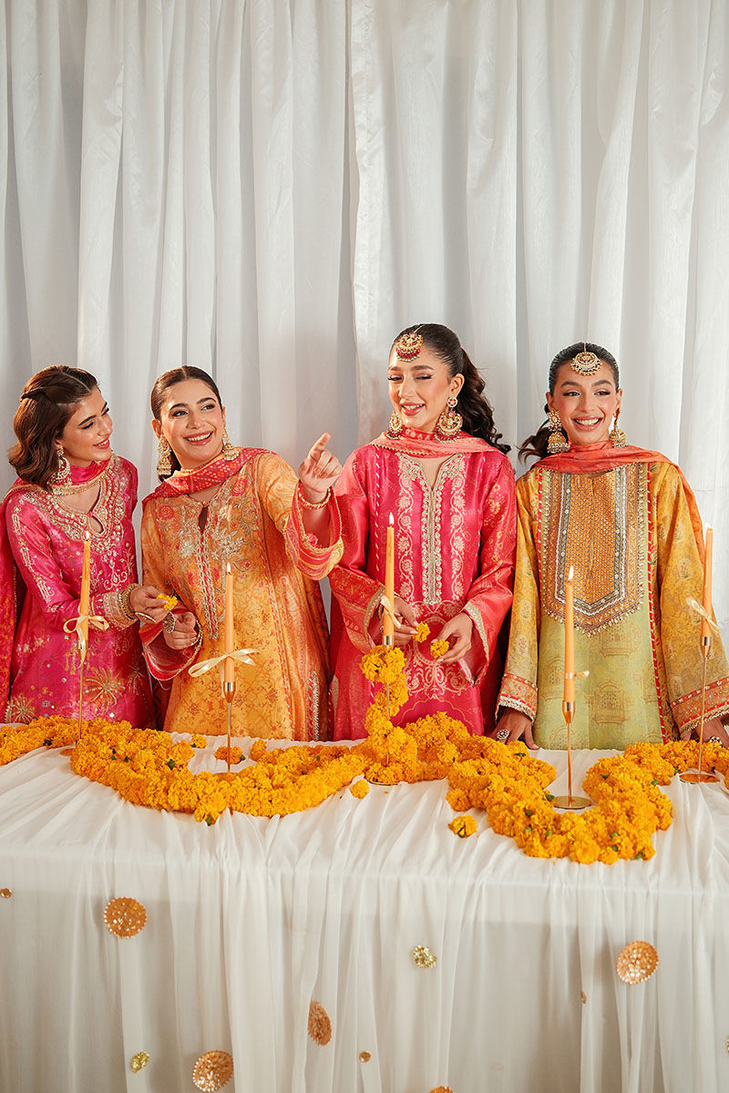 Ansab Jahangir | Marigold and Gota Formals | NAWAL - Official Ansab Jahangir stockist in UK - Sakeena London
