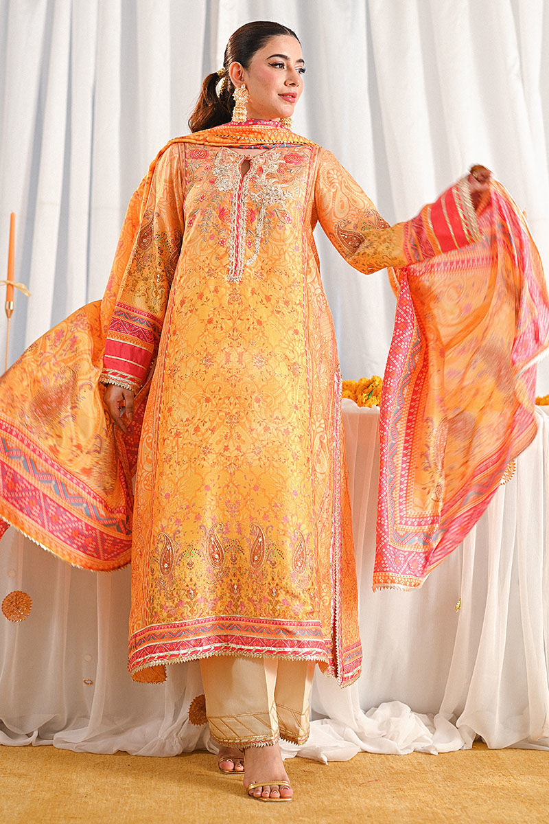 Ansab Jahangir | Marigold and Gota Formals | PARISHAY - Official Ansab Jahangir stockist in UK - Sakeena London