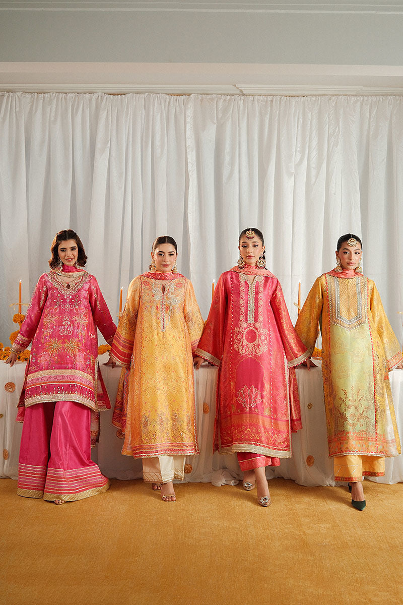 Ansab Jahangir | Marigold and Gota Formals | PARISHAY - Official Ansab Jahangir stockist in UK - Sakeena London