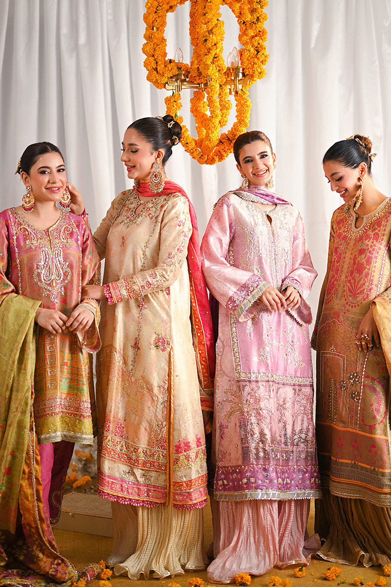 Ansab Jahangir | Marigold and Gota Formals | MOMINA - Official Ansab Jahangir stockist in UK - Sakeena London