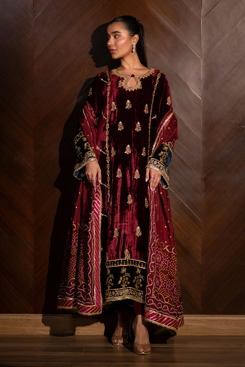 Ansab Jahangir | Bow Velvet Edit | MARILYN - Official Ansab Jahangir stockist in UK - Sakeena London