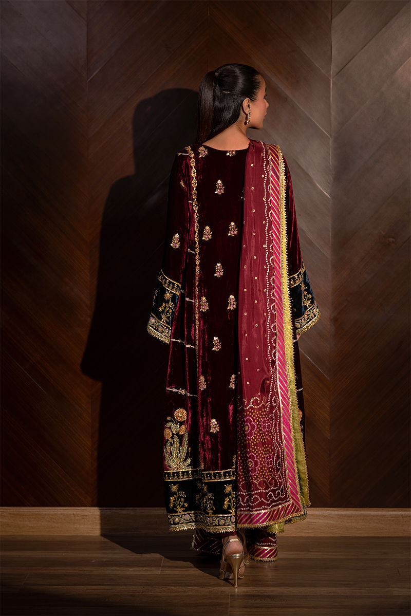 Ansab Jahangir | Bow Velvet Edit | MARILYN - Official Ansab Jahangir stockist in UK - Sakeena London