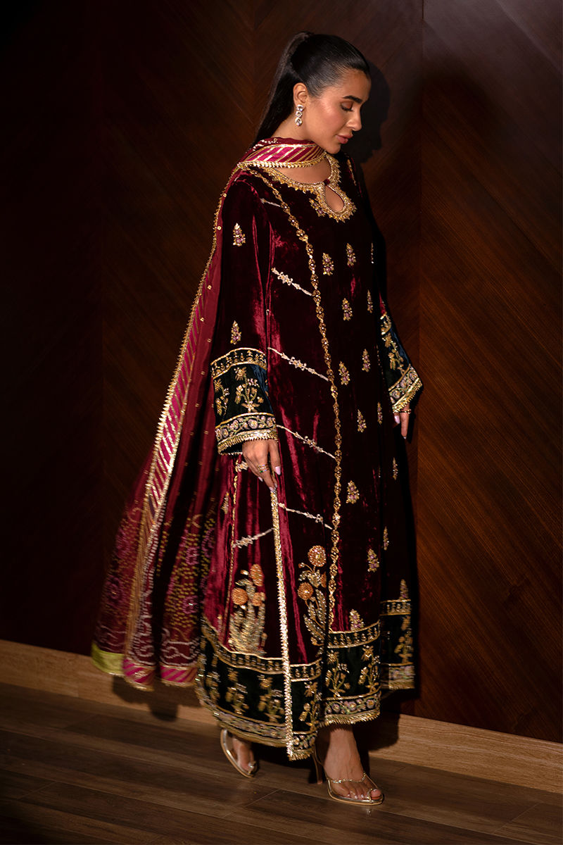 Ansab Jahangir | Bow Velvet Edit | MARILYN - Official Ansab Jahangir stockist in UK - Sakeena London