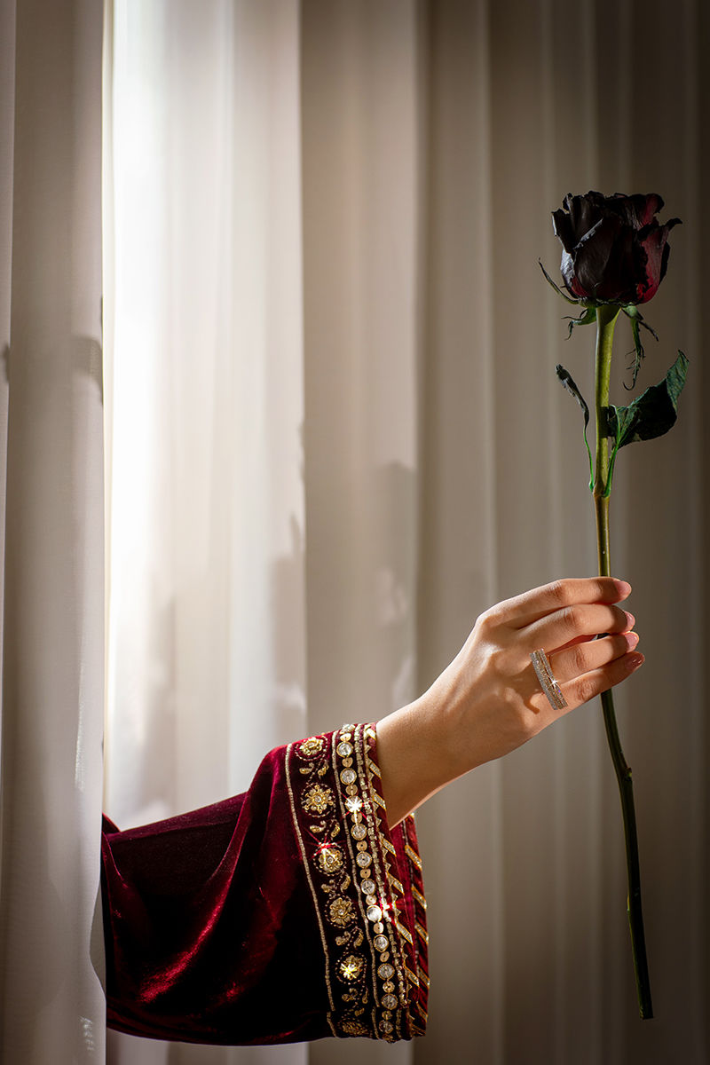 Ansab Jahangir | Bow Velvet Edit | CARLA - Official Ansab Jahangir stockist in UK - Sakeena London