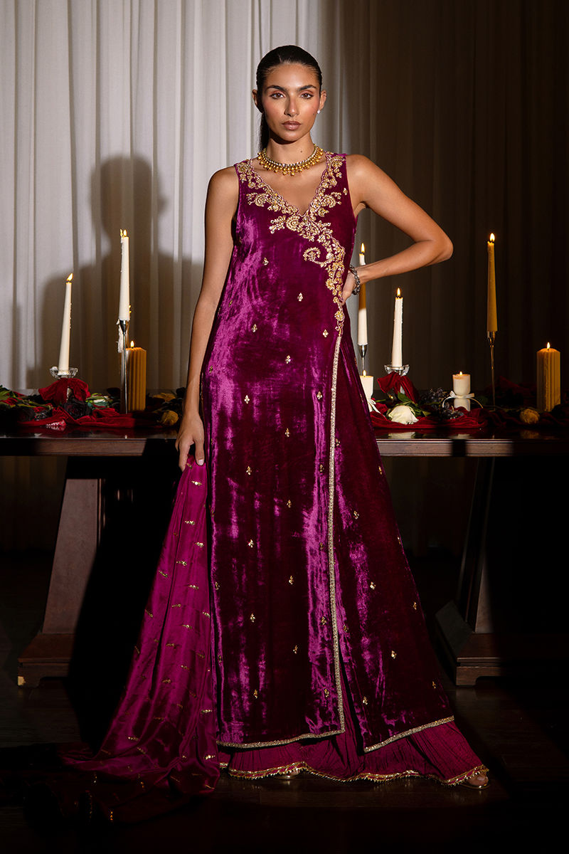 Ansab Jahangir | Bow Velvet Edit | ALANA - Official Ansab Jahangir stockist in UK - Sakeena London