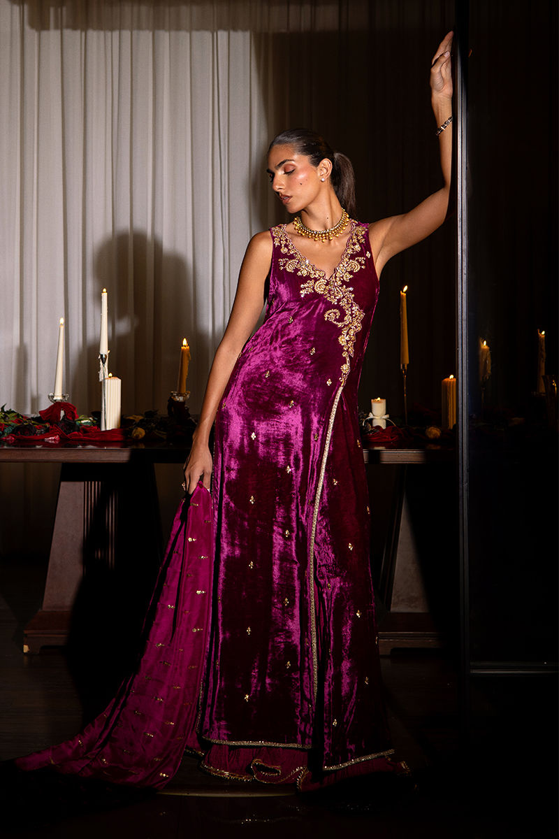 Ansab Jahangir | Bow Velvet Edit | ALANA - Official Ansab Jahangir stockist in UK - Sakeena London