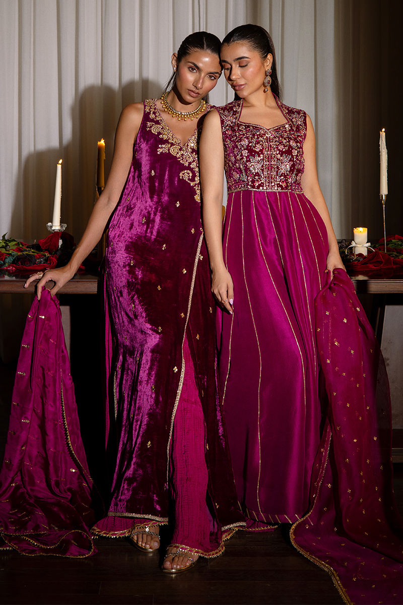 Ansab Jahangir | Bow Velvet Edit | ALANA - Official Ansab Jahangir stockist in UK - Sakeena London