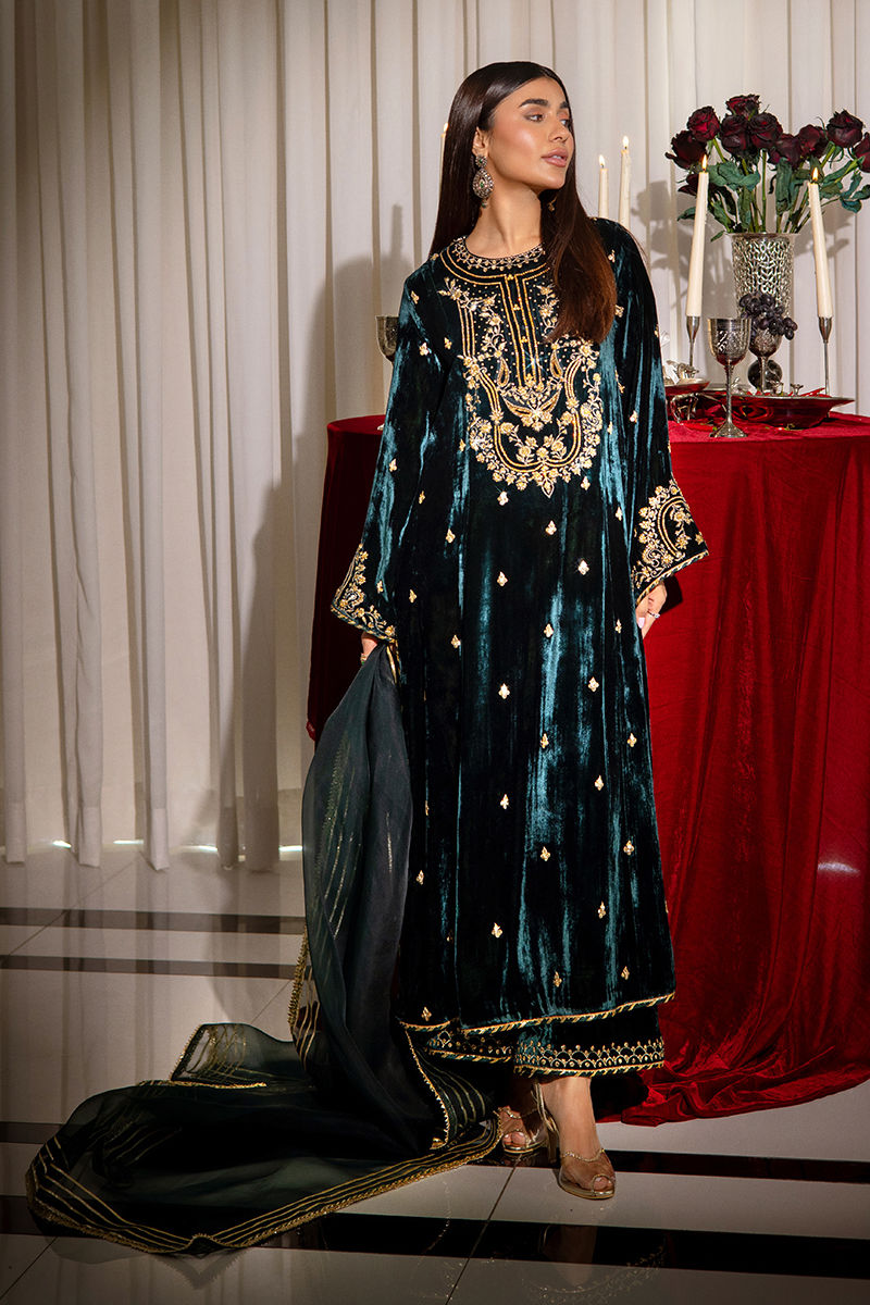 Ansab Jahangir | Bow Velvet Edit | BLAIR - Official Ansab Jahangir stockist in UK - Sakeena London