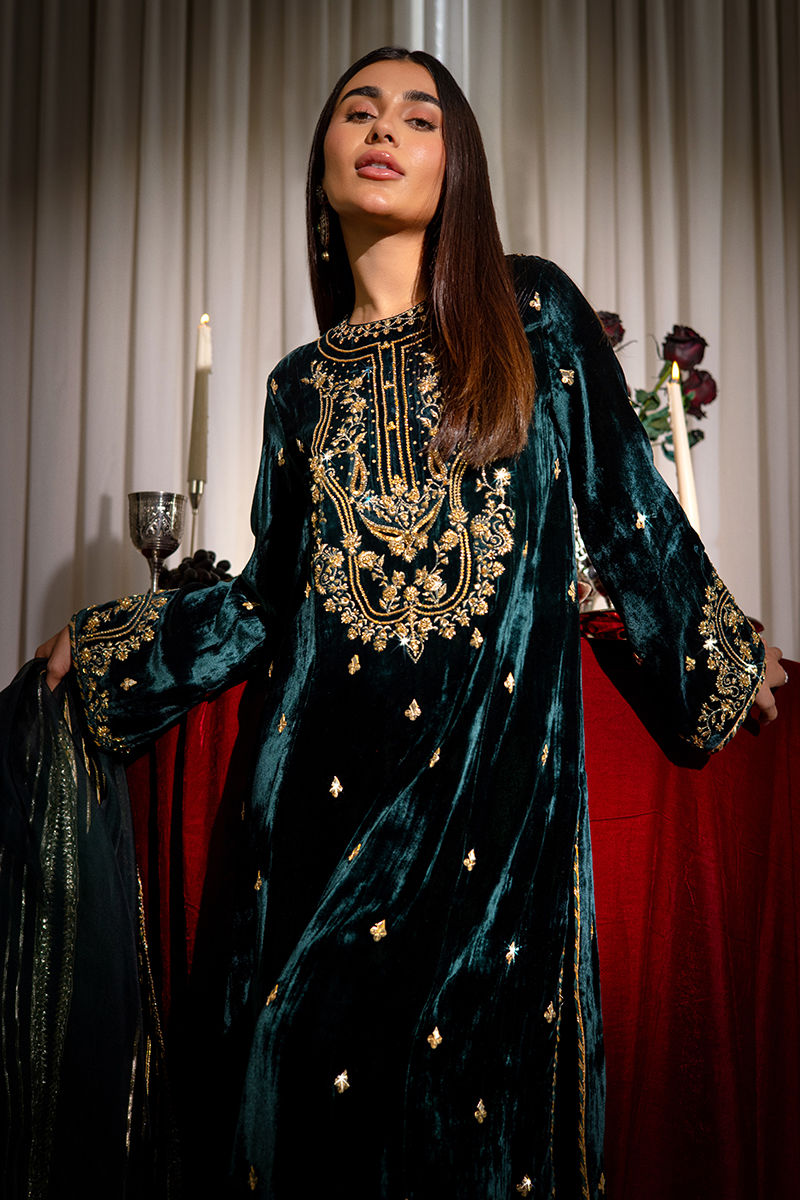 Ansab Jahangir | Bow Velvet Edit | BLAIR - Official Ansab Jahangir stockist in UK - Sakeena London