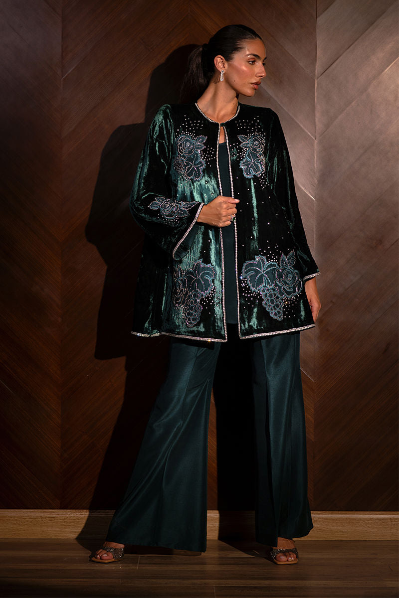 Ansab Jahangir | Bow Velvet Edit | SERRA - Official Ansab Jahangir stockist in UK - Sakeena London