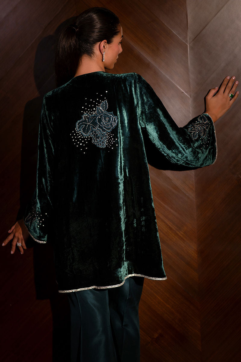 Ansab Jahangir | Bow Velvet Edit | SERRA - Official Ansab Jahangir stockist in UK - Sakeena London