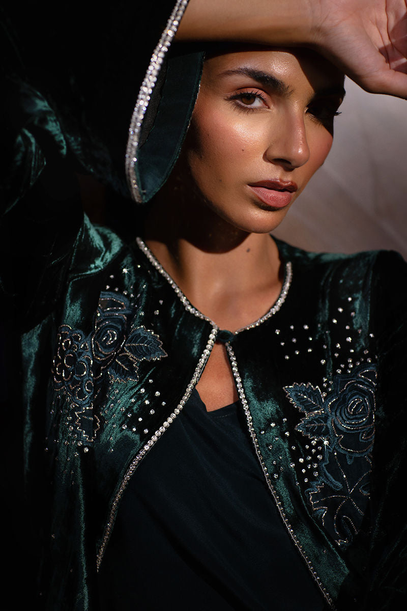 Ansab Jahangir | Bow Velvet Edit | SERRA - Official Ansab Jahangir stockist in UK - Sakeena London