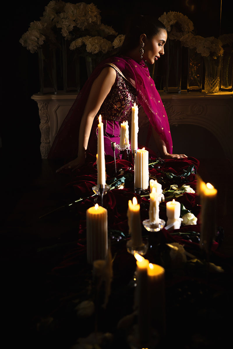 Ansab Jahangir | Bow Velvet Edit | MABEL - Official Ansab Jahangir stockist in UK - Sakeena London