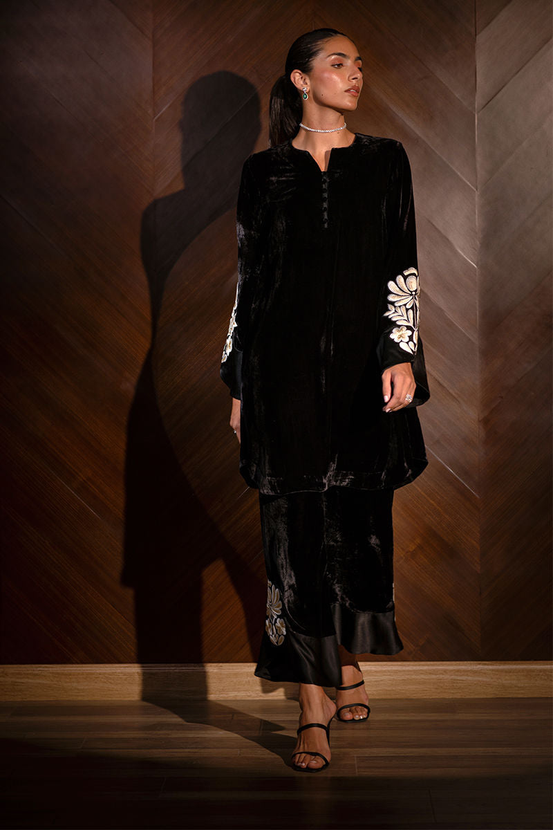 Ansab Jahangir | Bow Velvet Edit | AUDREY - Official Ansab Jahangir stockist in UK - Sakeena London