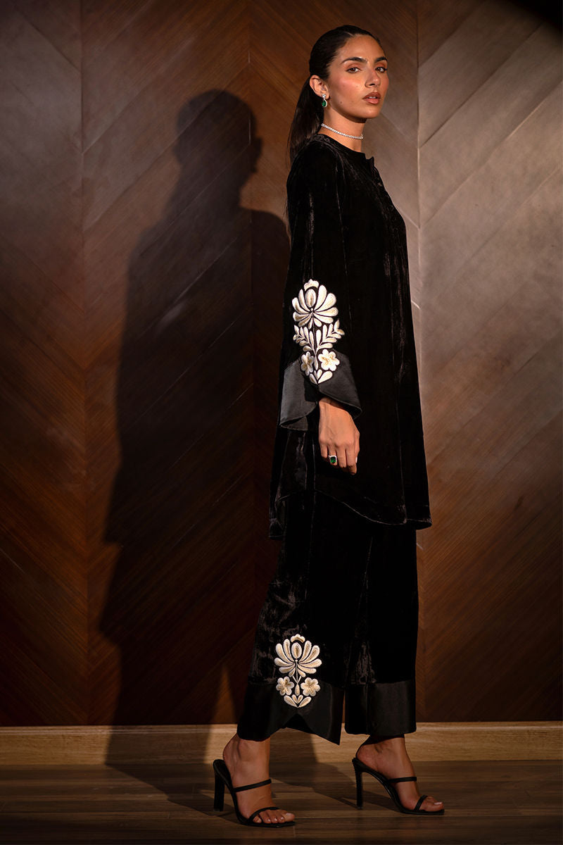 Ansab Jahangir | Bow Velvet Edit | AUDREY - Official Ansab Jahangir stockist in UK - Sakeena London