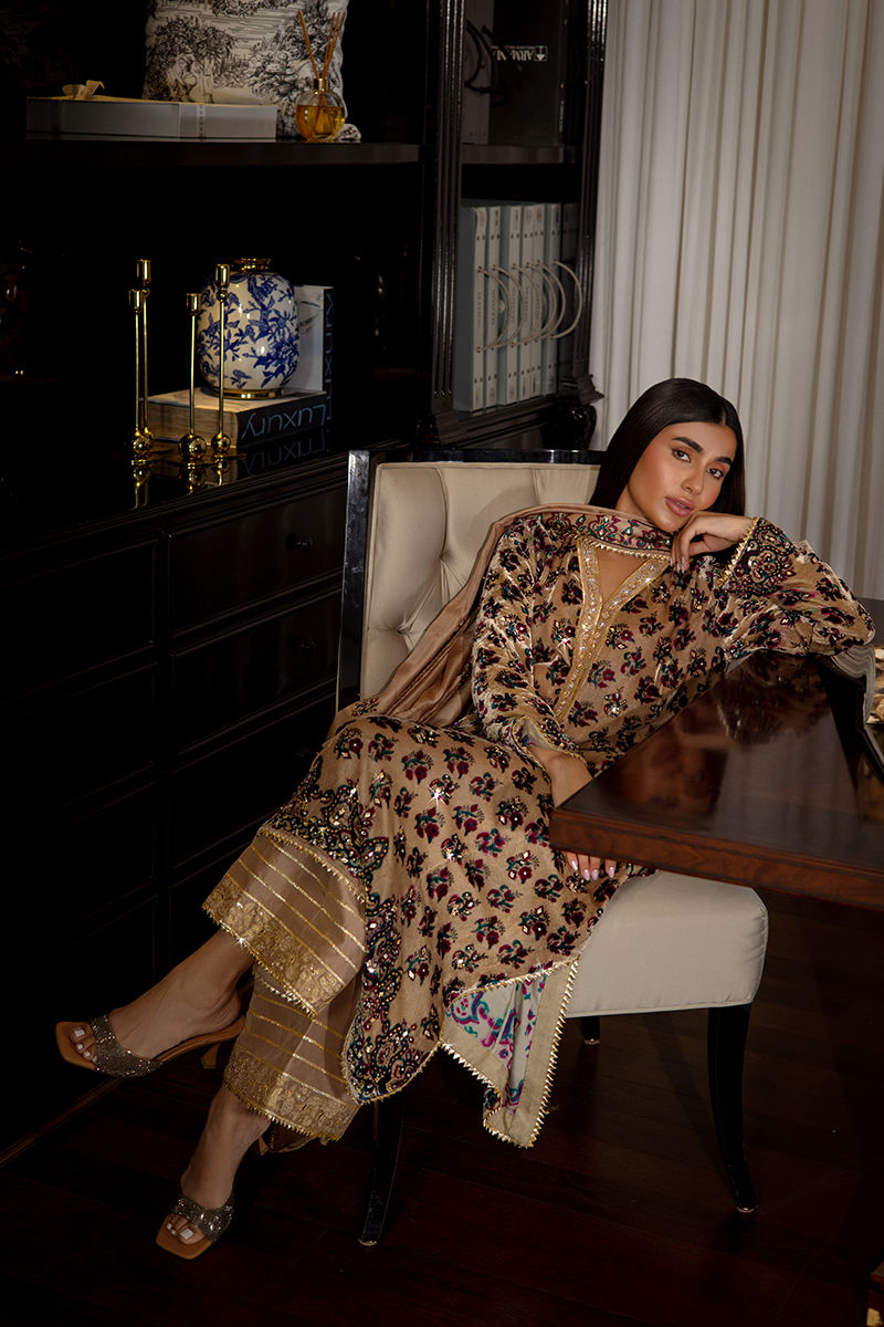 Ansab Jahangir | Bow Velvet Edit | LAUREN - Official Ansab Jahangir stockist in UK - Sakeena London