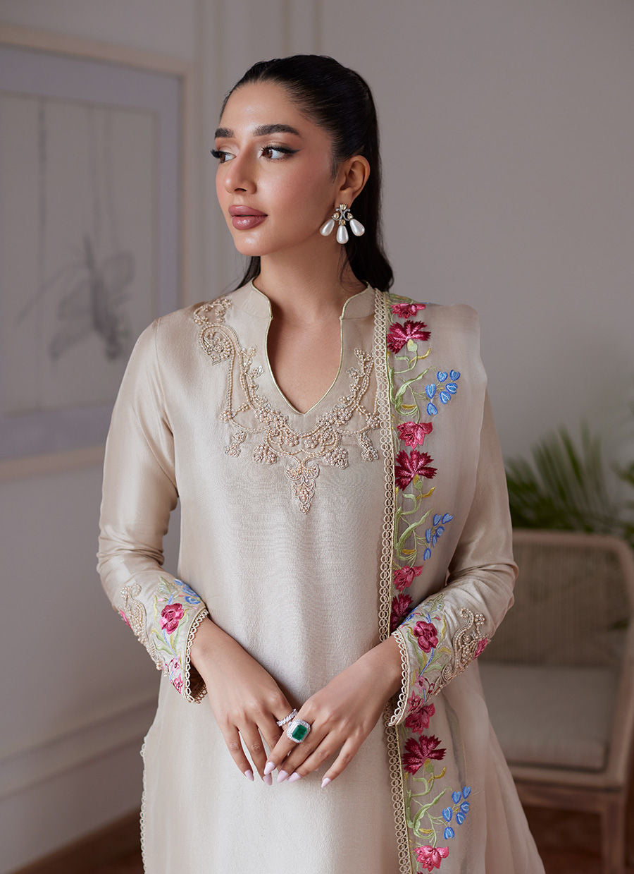 Farah Talib Aziz | Luna Eid Collection 24 | LIARA SAND - Official Farah Talib Aziz stockist in UK - Sakeena London