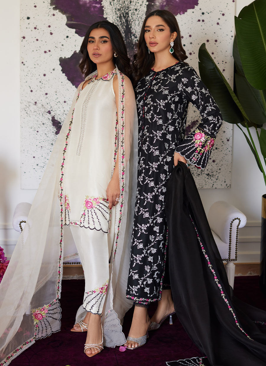 Farah Talib Aziz | Luna Eid Collection 24 | VITTORIA BLACK - Official Farah Talib Aziz stockist in UK - Sakeena London