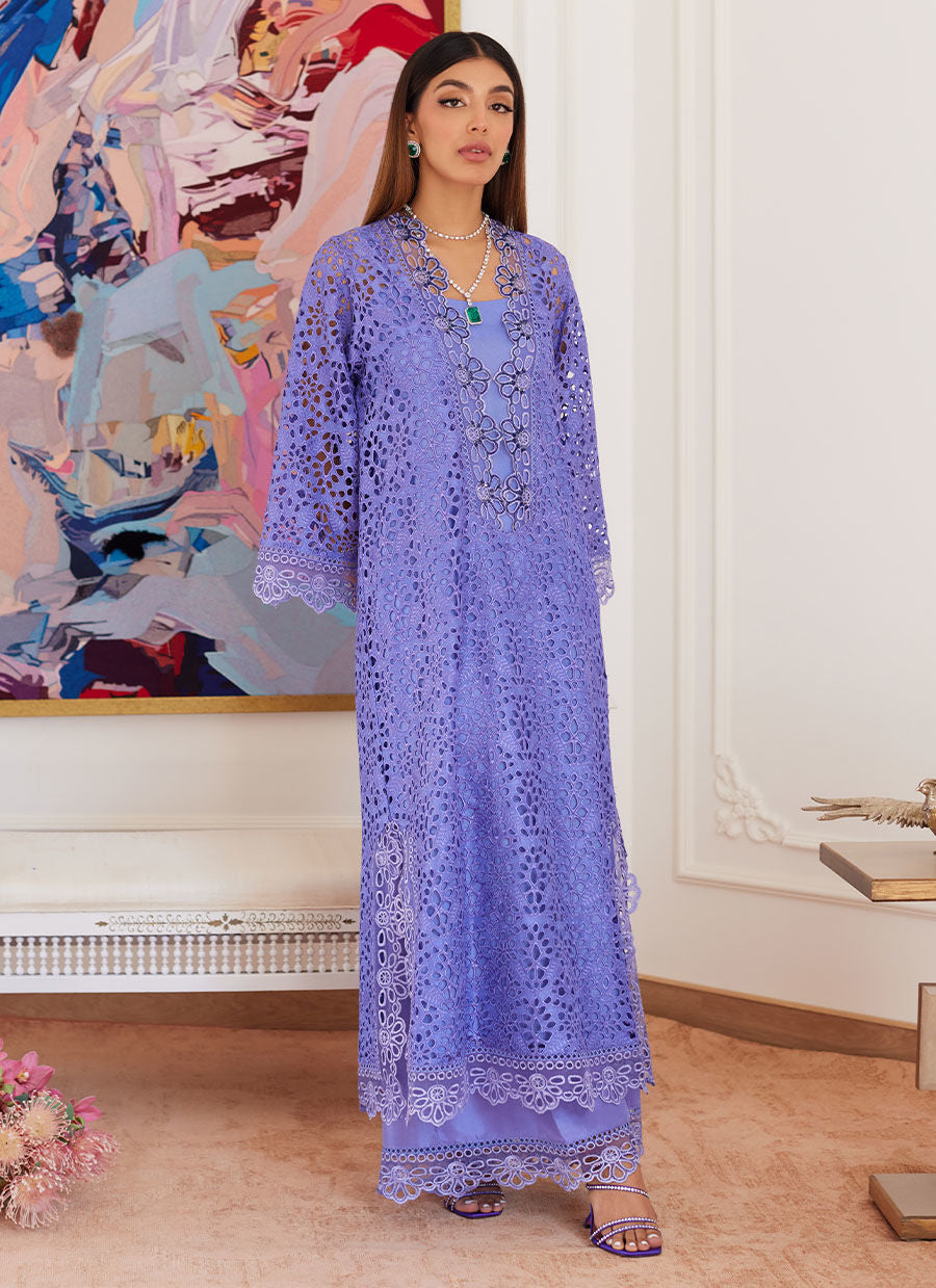 Farah Talib Aziz | Luna Eid Collection 24 | EVANTHIA PERIWINKLE - Official Farah Talib Aziz stockist in UK - Sakeena London