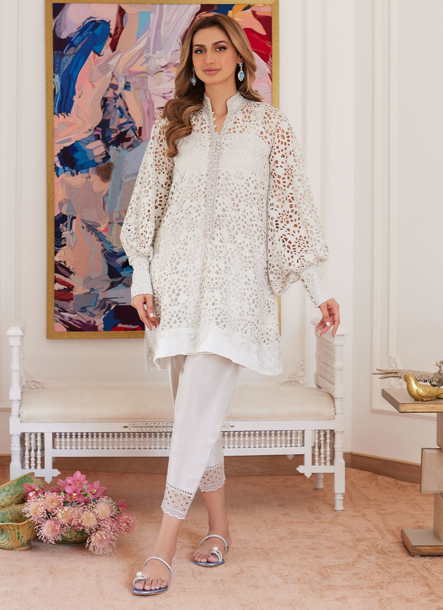 Farah Talib Aziz | Luna Eid Collection 24 | OPHELIA IVORY - Official Farah Talib Aziz stockist in UK - Sakeena London