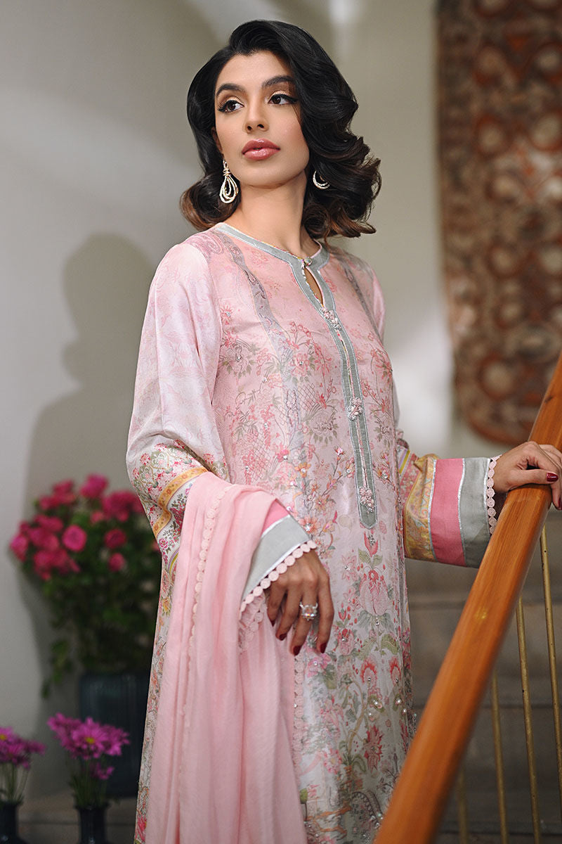 Ansab Jahangir | Secrets and Silk Eid Edit Silks 25 | Aviara Shirt and Dupatta - Official Ansab Jahangir stockist in UK - Sakeena London
