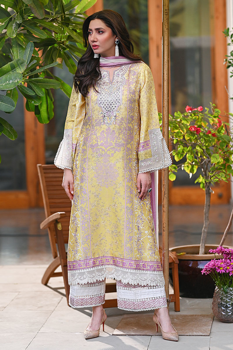 Ansab Jahangir | Digital Silk | Paloma Shirt and Dupatta - Official Ansab Jahangir stockist in UK - Sakeena London