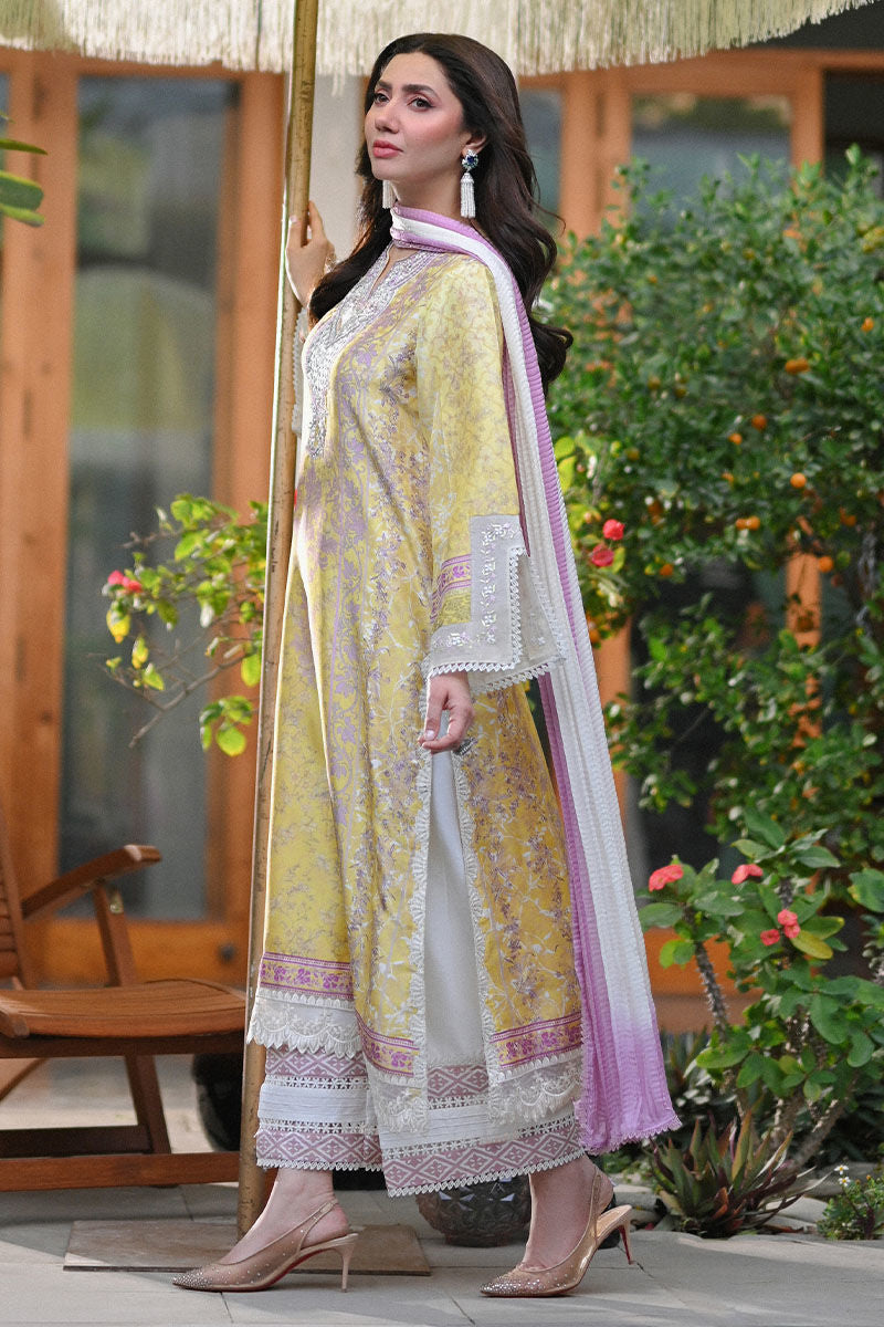 Ansab Jahangir | Digital Silk | Paloma Shirt and Dupatta - Official Ansab Jahangir stockist in UK - Sakeena London