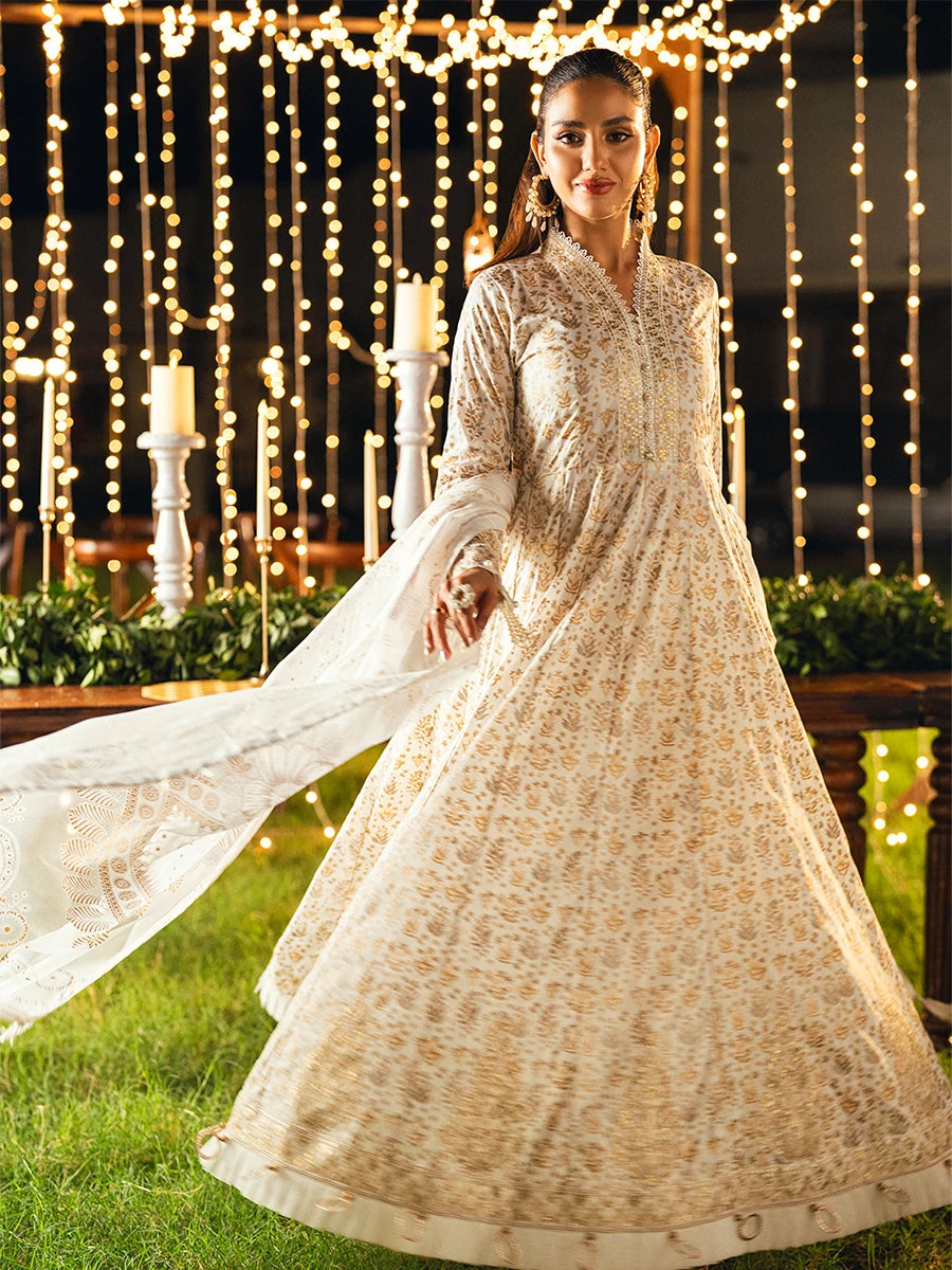 Salitex | Signature Festive Chiffon | UNS25WW002UT - Official Salitex stockist in UK - Sakeena London