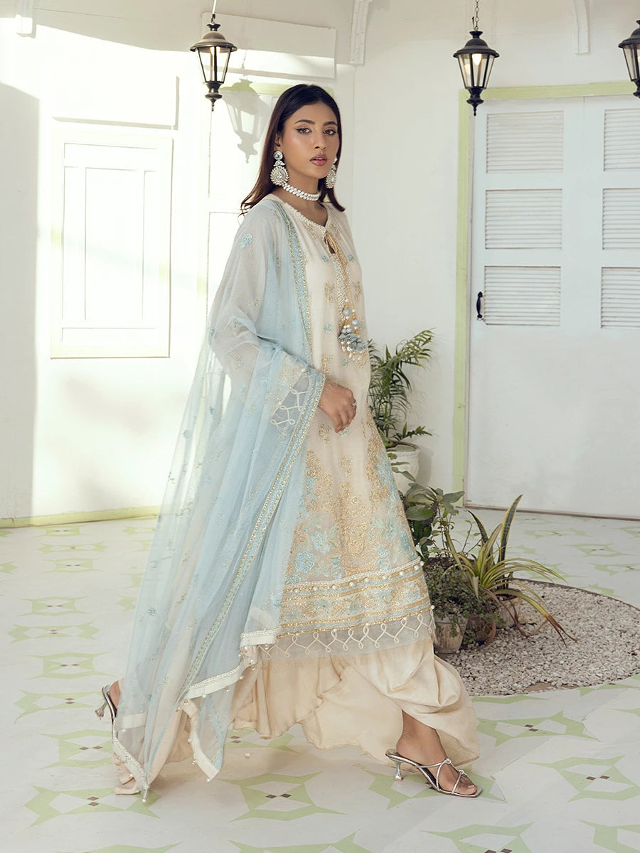 Salitex | Signature Festive Chiffon | SUNW6NO005UT - Official Salitex stockist in UK - Sakeena London