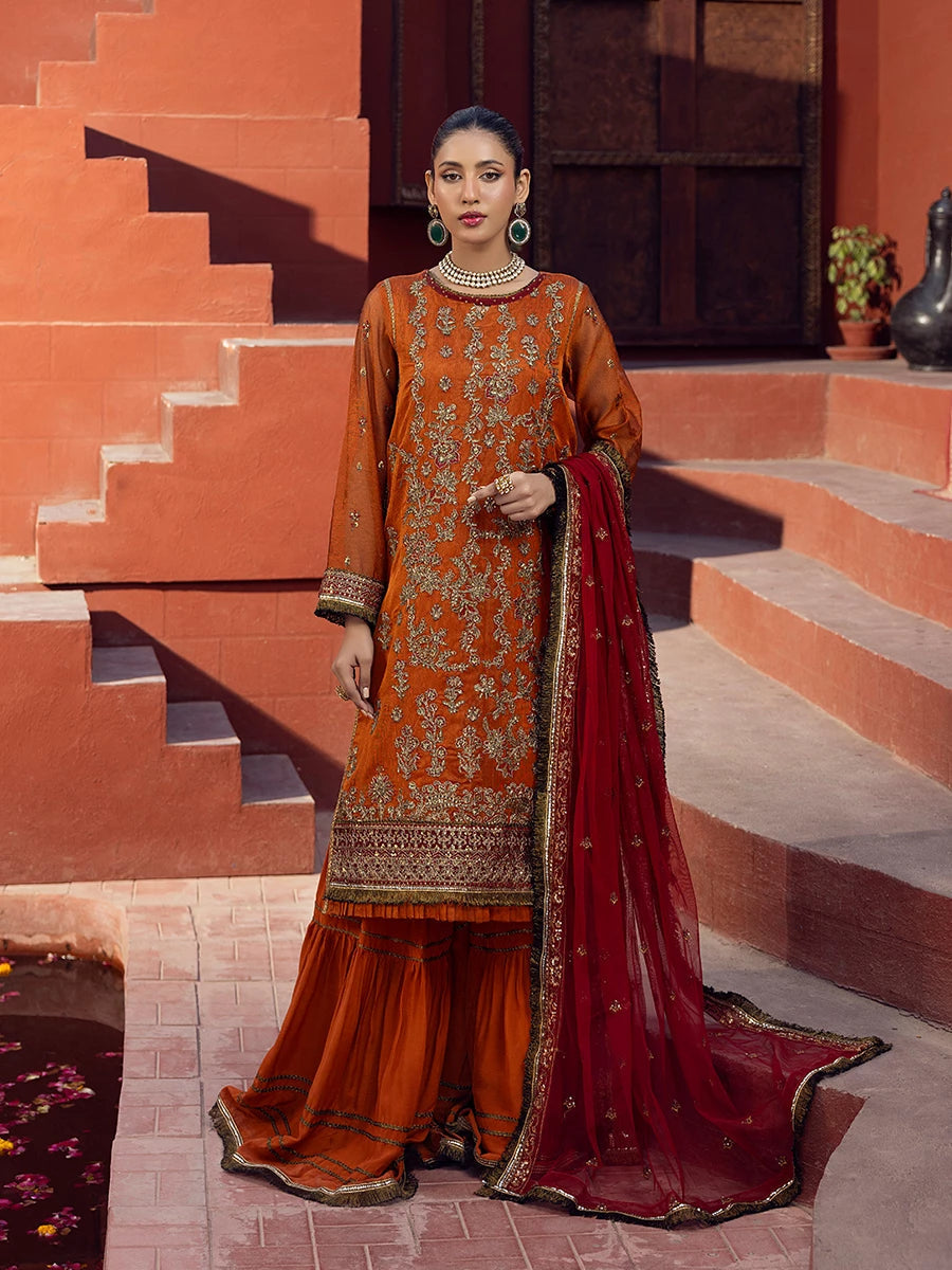 Salitex | Signature Festive Chiffon | SUNW6JI019UT - Official Salitex stockist in UK - Sakeena London