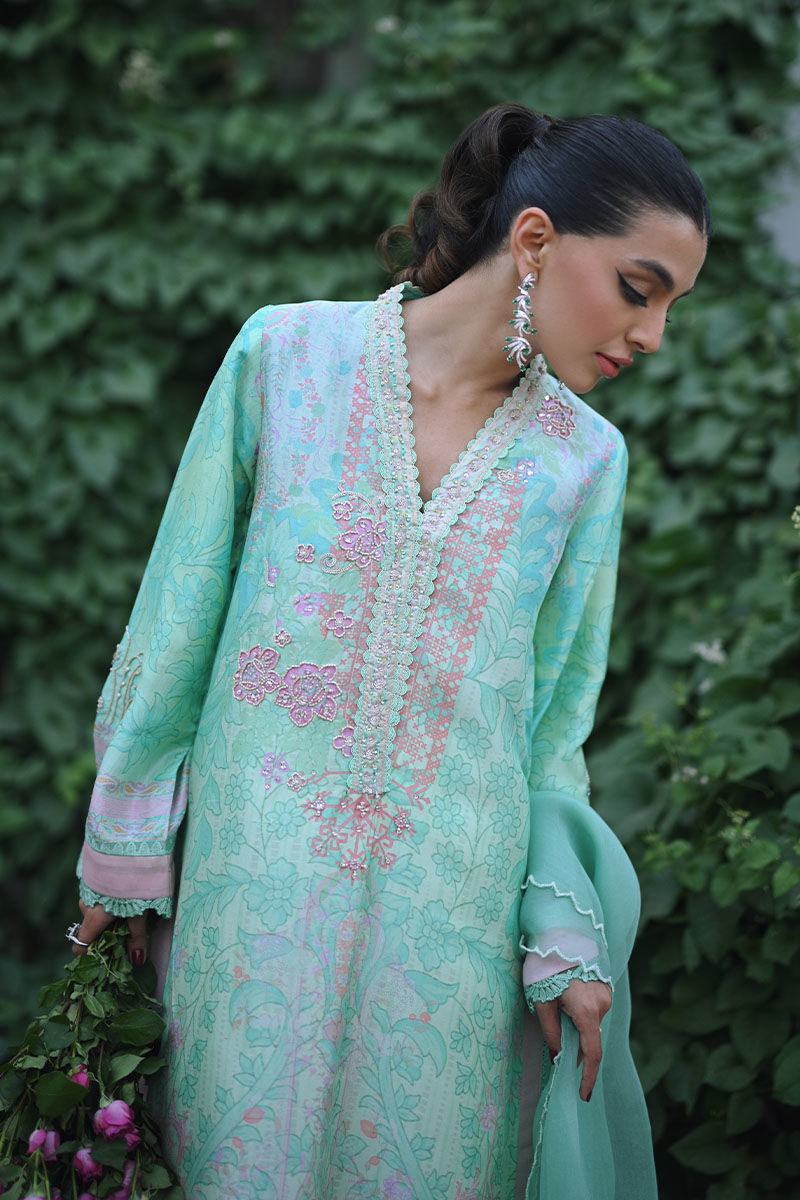 Ansab Jahangir | Secrets and Silk Eid Edit Silks 25 | Brreza Shirt and Dupatta - Official Ansab Jahangir stockist in UK - Sakeena London