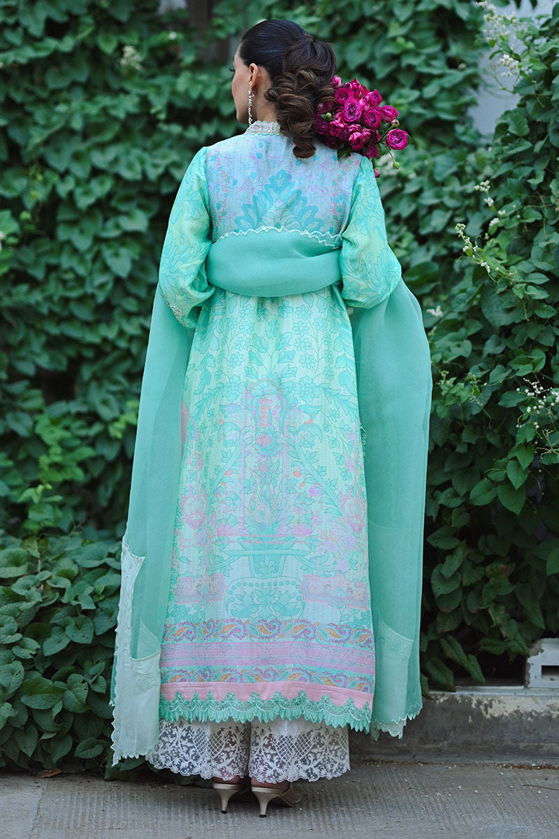 Ansab Jahangir | Secrets and Silk Eid Edit Silks 25 | Brreza Shirt and Dupatta - Official Ansab Jahangir stockist in UK - Sakeena London